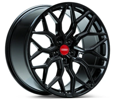 Vossen HF2 - 22x10.5 - ET32 - 5x114.3 - 70.6 - DEEP - GB - Gloss Black Wheel - HF2-2N002 Photo - Primary