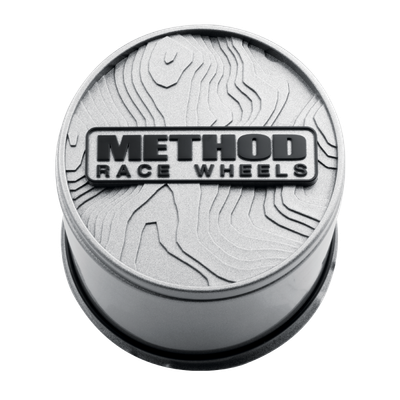 Method Race Wheels Topo Push-Through Center Cap - Silver - CP-TOPO130-P-S Photo - Primary