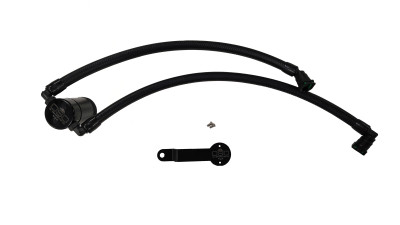 J&L 19-25 Dodge Ram 1500 3.6L PCV Side Oil Separator 3.0 - Black Anodized - 3126P-B Photo - Primary
