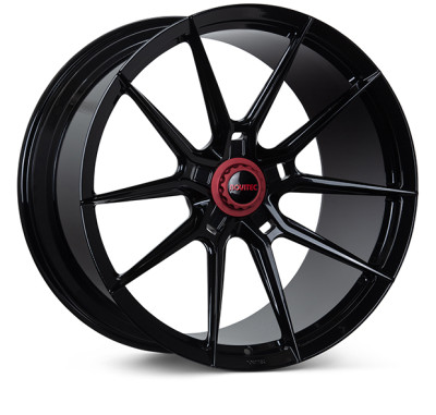Vossen x Novitec NF10 20x9.5 ET:28 Gloss Black Ferrari SF90 Front Wheel - F-AFP-45-F01-C25 Photo - Primary