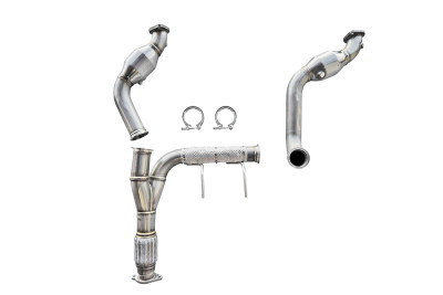 CVF - Stainless Steel Catted Downpipes (2021-2024 Ford Bronco) - 27BRCDP-1