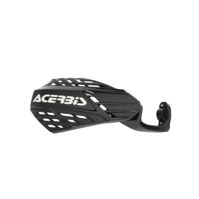Acerbis Linear Vented Handguard - Black/White - 2987611007 Photo - Primary