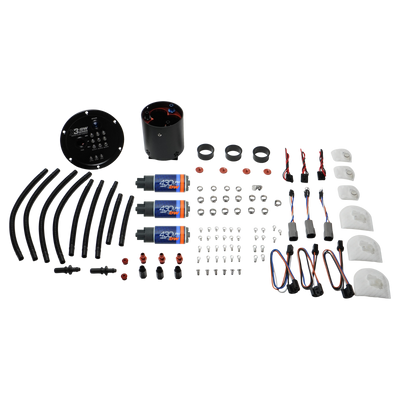 DeatschWerks 09-24 Nissan GT-R R35 X3 Triple Pump Module w/ Triple DW430C Pumps - 9-437-7021 Photo - Primary