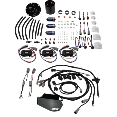 DeatschWerks 09-24 Nissan GT-R X3 Triple Pump Module w/ Triple DW810 Pumps/Controlles/PNP Harness - 9-811-C105-7021-PNP Photo - Primary