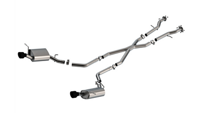 Borla 11-25 Dodge Durango 3.6L V6/5.7L V8 2+4WD S-Type Catback Exhaust - 4.5in Ceramic Black Tips - 140449CB User 1