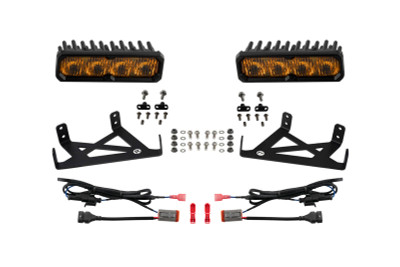 Diode Dynamics 2020-2022 Ford F-250 Super Duty F250 Fog SS6 Max LED Kit Yellow 3000K - DD8588 Photo - Primary