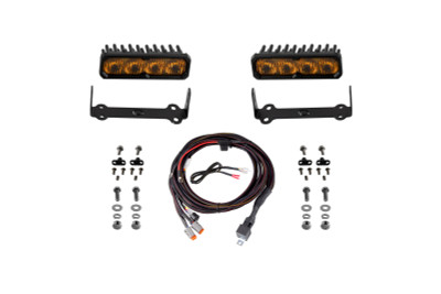 Diode Dynamics 2014-2024 Toyota 4Runner SS6 Max LED Kit Yellow Fog 3000K - DD8604 Photo - Primary
