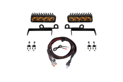 Diode Dynamics 2013-2018 Ram 1500 Ram SportExpress SS6 Sport LED Kit Yellow Driving 3000K - DD8866 Photo - Primary