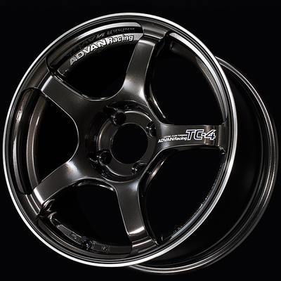 Advan TC4 16x7.5 / +35 Offset / 4x100 / 63mm Bore / Black Gunmetallic and Ring - YAD6F35ABGR User 1