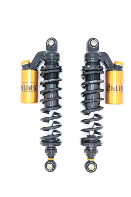 Ohlins 91-17 Harley-Davidson Dyna FXD STX 36 Blackline Shock Absorber w/ Gold Accents - HD 764LE Photo - Primary