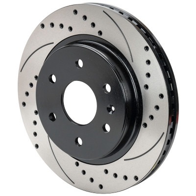 Wilwood 13.38x 1.25 - 6x5.50 0.68 Offset SRP Black LH Rotor - 160-16513-BK Photo - Primary