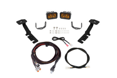 Diode Dynamics 19-25 Toyota RAV4 C2 2.0 LED Ditch Light Kit -  Sport Yellow Combo - DD8804 Photo - Primary