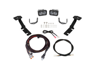 Diode Dynamics 19-25 Toyota RAV4 C2 2.0 LED Ditch Light Kit - Pro White Combo/Driving - DD8805 Photo - Primary