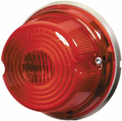 Hella 1259 Red Tail Lamp w/ Chrome Base - 001259751 Photo - Primary