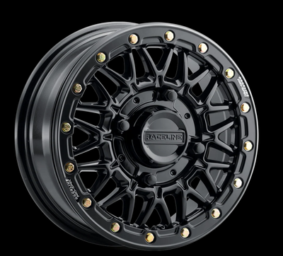 Raceline A15 Omega 15x7in / 4x137 BP / 38mm Offset / 110.18mm Bore - Gloss Black - A15GB-57037+38 Photo - Primary