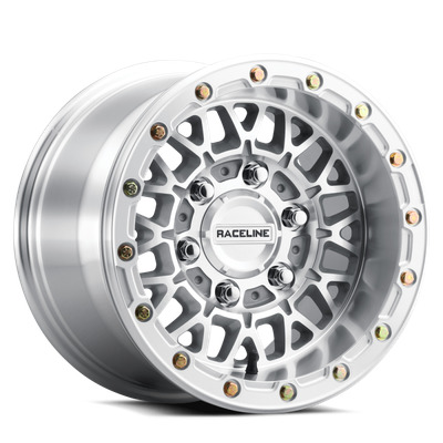 Raceline A15 Omega 15x10in / 4x137 BP / 10mm Offset / 110.18mm Bore - Machined - A15MA-51037+10 Photo - Primary
