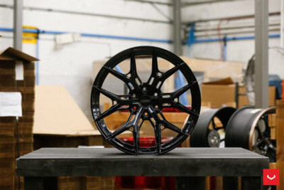Vossen HF6-4 22x9.5 - 6x139.7 - ET20 - Deep Face - 106.1 - Tinted Gloss Black Wheel - HF64-2G23NPT Photo - Primary