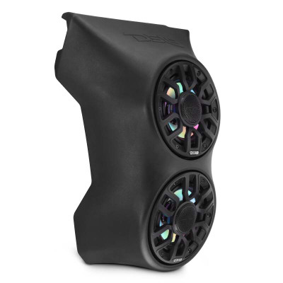 DS18 Water Fall Center Cnsl Loaded Enclosure 2x NXL-IQ6/BK Included 2017+ 2&4 Door IP65 PE Material - CA-X3WFCC66LD Photo - Primary