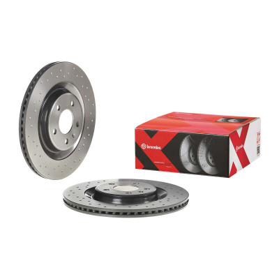 Brembo 2015+ Audi Q7 / 2016+ Audi A5 Drilled Disc Brake Rotor - 09.B969.1X Photo - Primary