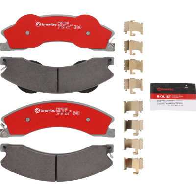 Brembo OE 09-17 Chevrolet Express 3500/11-19 Silverado 2500 HD XTRA Severe Duty Brake Pad Set - Rear - P10072SD Photo - Primary