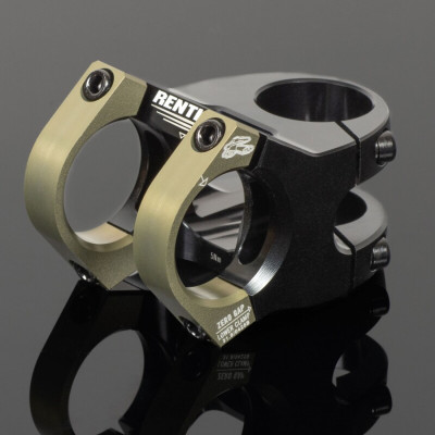 Renthal V2 Apex Stem 31.8 x 50 mm. - Black/AluGold - STM125-02-005-01 Photo - Primary