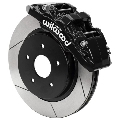 Wilwood 13-18 RAM 1500 4WD AERO6-DM Kit 5 x 5.50in Hub - 13.38in Slotted Rotor - Black - 140-18208 Photo - Primary