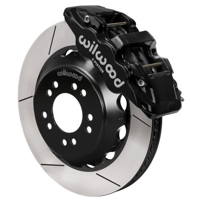 Wilwood Ford Mustang II Ford Aero6 Front Brake Kit w/ 14.00in Slotted Rotor - Black - 140-18367 Photo - Primary