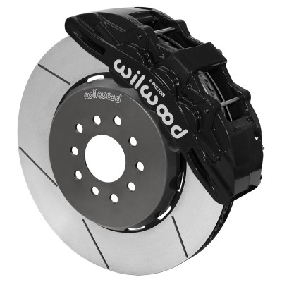 Wilwood Ford Mustang II Ford SX6R Front Brake Kit w/ 15.00in Slotted Rotor - Black - 140-18368 Photo - Primary