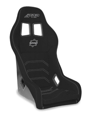 PRP Seats Nano Composite Seat - Black w/ Silver Stitch and Logos - AC4701-260 Photo - Primary