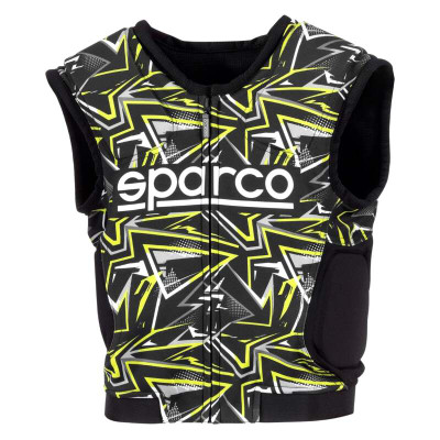 Sparco Vest SJ Pro K-3 LRG - BLK/YEL - 002402KNRGF3L Photo - Primary