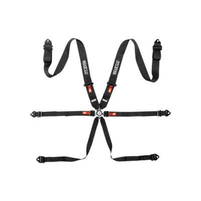 Sparco BELT COMP H3 PD 6PT STEEL Black - BRN0054B0K0100N User 1