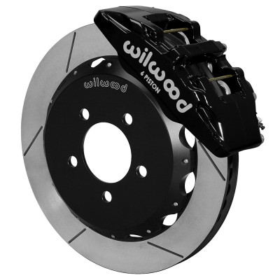 Wilwood Forged Dynapro 6 Front Big Brake Kit - 12.88 x 1.00 Slotted - Black - 140-12048 Photo - Primary