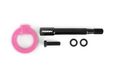 PERRIN 25-26 Subaru Forester (Bse/Ltd-Prem-Spt-Tour Incl. Hybrid/Wldrns) FR Tow Hook Kit - Hyp Pink - PSP-BDY-238HP User 1