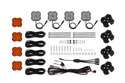 Diode Dyamics Roof Rack Scene Light Dual Color - Red/White - Kit - DD8910 Photo - Primary