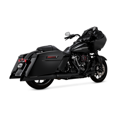 Vance & Hines HD Touring Backslash 450 Slip-on Exhaust - Wrinkle Black - 46766 Photo - Primary