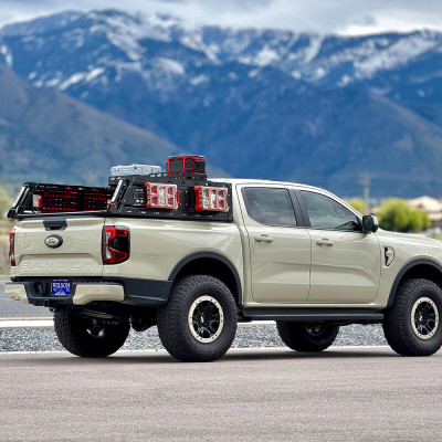 Rock Slide 19-26 Ford Ranger Overland Deluxe Rack (3 Boxes) - RK-200-FMT Photo - Primary