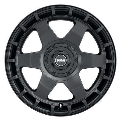 Weld Off-Road Ridge 20x9 - 8x165.1 BP - ET0 - 125.1mm CB - Satin Black Wheel - W14809082500 Photo - Primary