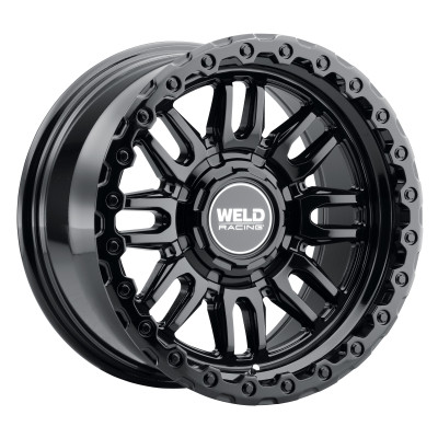 Weld Off-Road Swift 17x9in - 6x135 / 6x139.7 BP - ET-12 - 106.1mm CB - Gloss Black Wheel & Ring - W18479098450 Photo - Primary