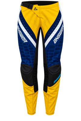 Answer  Syncron Raceday Pants Yellow/Navy/Cyan/White Youth Size - 26 - 550690 User 1