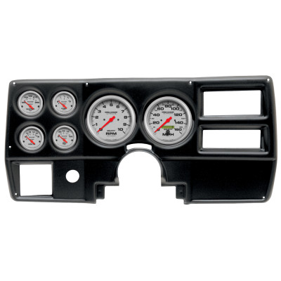 Autometer Ultra-Lite 94-87 Chevy GMC Truck AC Dash Kit 6pc Tach / MPH / Fuel / Oil / WTMP / Volt - 2923-13 Photo - Primary