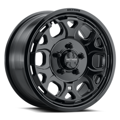 Method MR416 Bead Grip 15x7 / 5x4.5 / 55mm Offset / 68.00mm CB / Gloss Black Wheel - MR416570121361 Photo - Primary