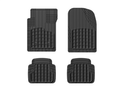 WeatherTech Front and Rear HD Trim-to-fit mat - Black - 11AVMSBHDX2 Photo - Primary