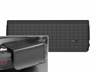 WeatherTech 25-26 Ford Expedition Behind 3rd Row Cargo Liner w/Bumper Protector - Black - 401870SK Photo - Primary