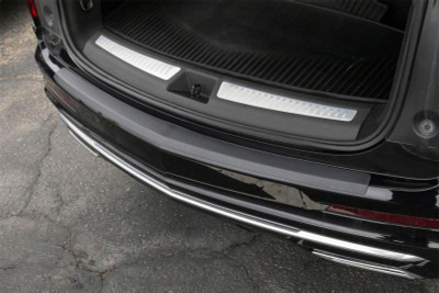 WeatherTech 20-25 Cadillac XT6 Behind 2nd Row BumperTopper - Black - BP0142 Photo - Primary