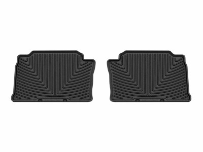 WeatherTech 24-26 Toyota Tacoma 2nd Row Rear All-Weather Floor Mats - Black - W699 Photo - Primary