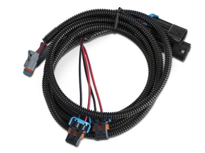 Raxiom 07-09 Jeep Wrangler JK Axial Series H10 Fog Light Dual Wire Harness Adapter Set - J104818 Photo - Primary