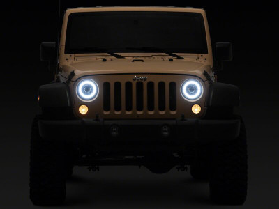 Raxiom 18-26 Jeep Wrangler JL/ 20-26 Gladiator JT HiOutput LED Hlights/Angel Eye DRL-Blk-Clear Lens - J211421 User 1
