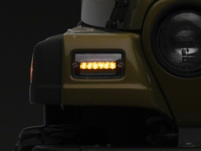 Raxiom 97-06 Jeep Wrangler TJ Axial Series LED Sequential Cornering Lights- Clear - J211785 Photo - Primary