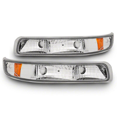 Raxiom 99-01 Chevrolet Silverado 1500 Axial Series Euro Turn Signal and Parking Lights- Chrome - S112720 Photo - Primary