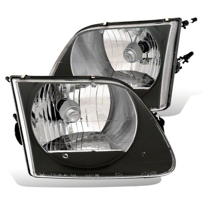 Raxiom 97-03 Ford F-150 G2 Euro Headlights- Black Housing- Clear Lens - T542829 Photo - Primary